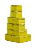 Antler Packing Cubes, Pack of 6, Gorse Yellow