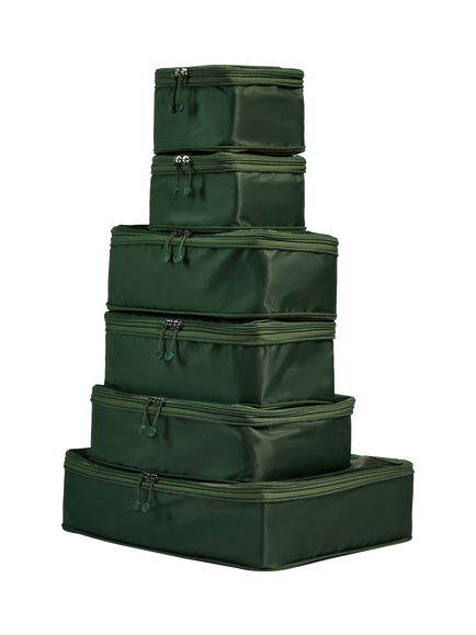 Antler Packing Cubes, Pack of 6, Green