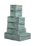 Antler Packing Cubes, Pack of 6, Mist Blue