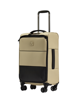 Antler Soft Stripe 2.0 4-Wheel Suitcase, 55cm, Sand, Sand