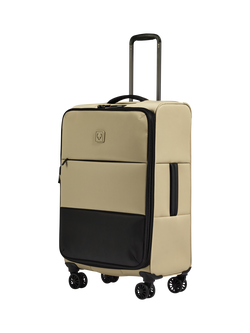 Antler Soft Stripe 2.0 Spinner Suitcase, 88L, Navy, Sand