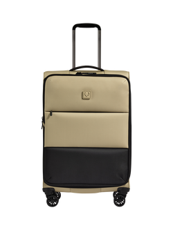 Antler Soft Stripe 2.0 Spinner Suitcase, 88L, Navy - view 2, Sand