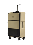 Antler Soft Stripe 2.0 Expandable 4-Wheel Suitcase, 81cm, Sand