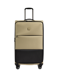 Antler Soft Stripe 2.0 Expandable 4-Wheel Suitcase, 81cm, Sand