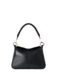 OSPREY LONDON Oxford Small Leather Shoulder Bag, Black