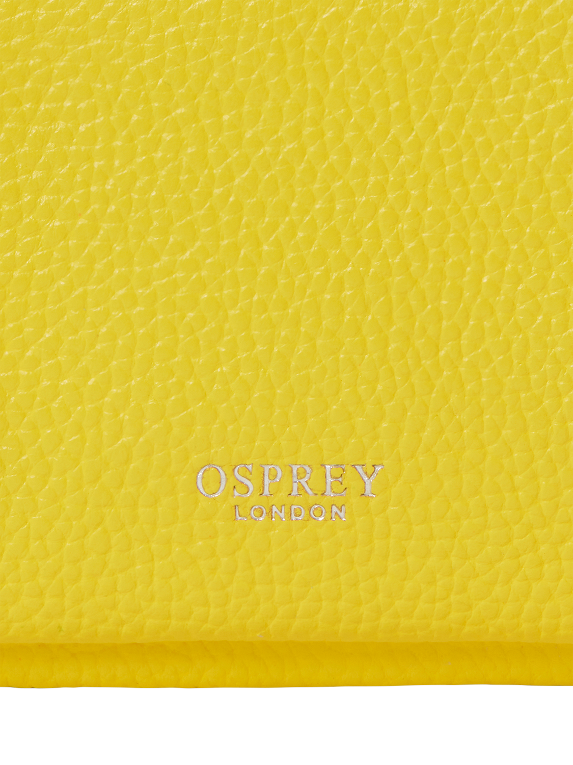 Product image 4 of 5, which shows OSPREY LONDON Ruby Leather Crossbody Clutch, Citrus