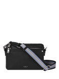 OSPREY LONDON Stella Leather Crossbody Bag, Black