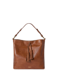 OSPREY LONDON Vintage Savanna Leather Hobo Bag, Tan