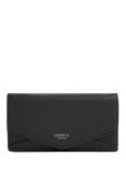 OSPREY LONDON Hendrix Leather Matinee Purse, Black