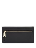 OSPREY LONDON Hendrix Leather Matinee Purse, Black
