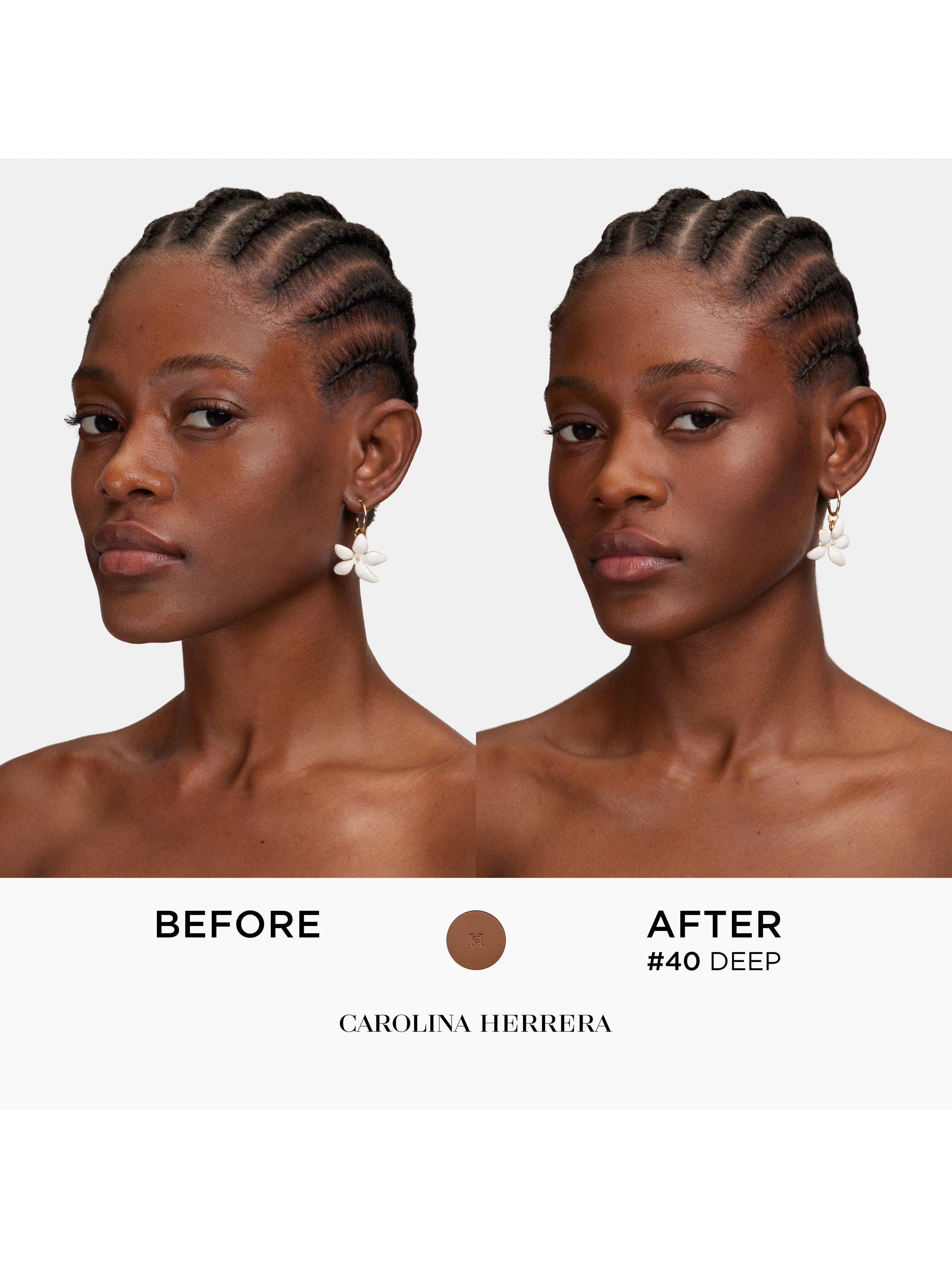 Product image 2 of 7, which shows Carolina Herrera Nude Couture Matte Bronzer, 40 Deep