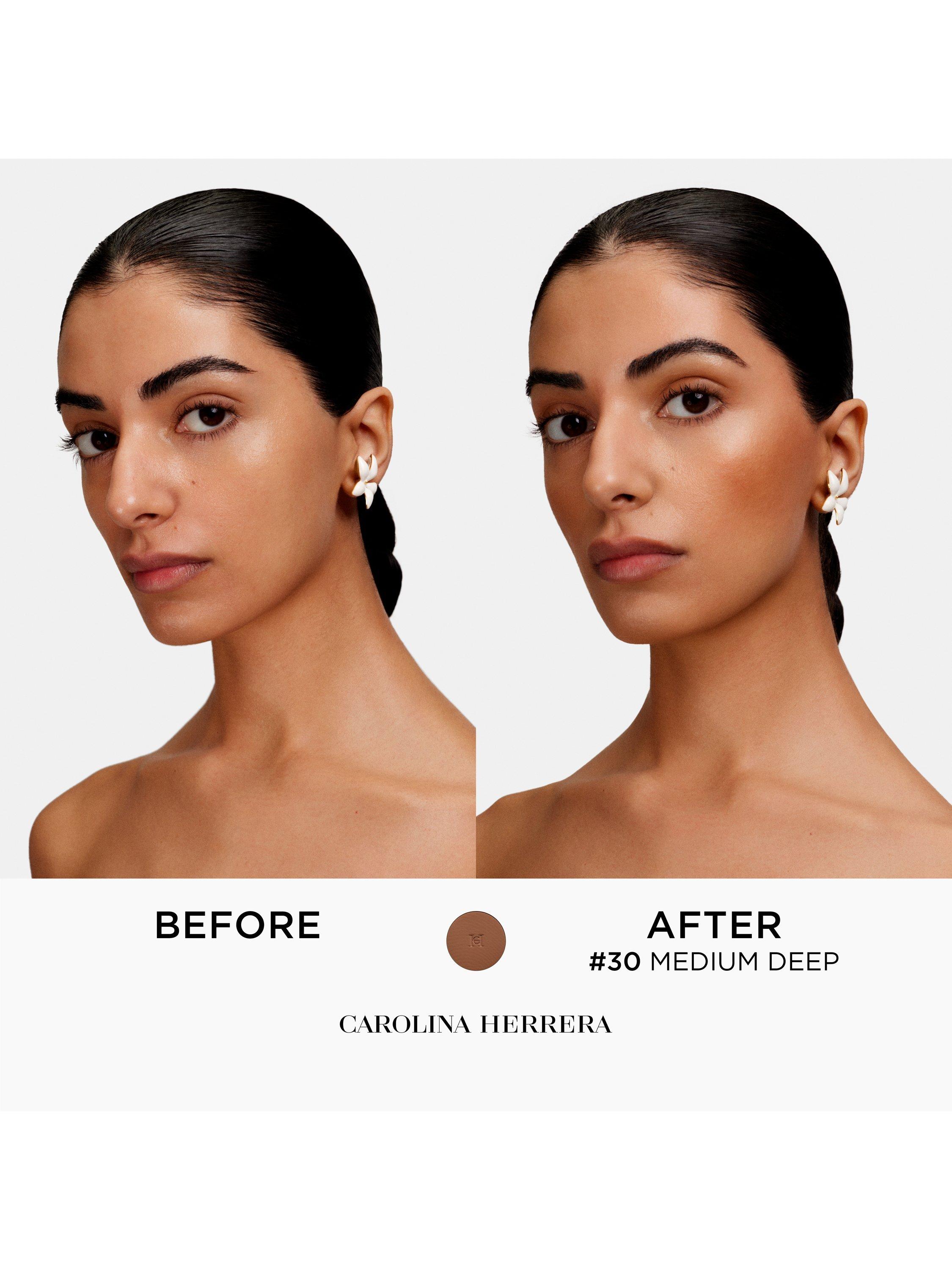 Product image 2 of 7, which shows Carolina Herrera Nude Couture Matte Bronzer, 30 Medium/Deep