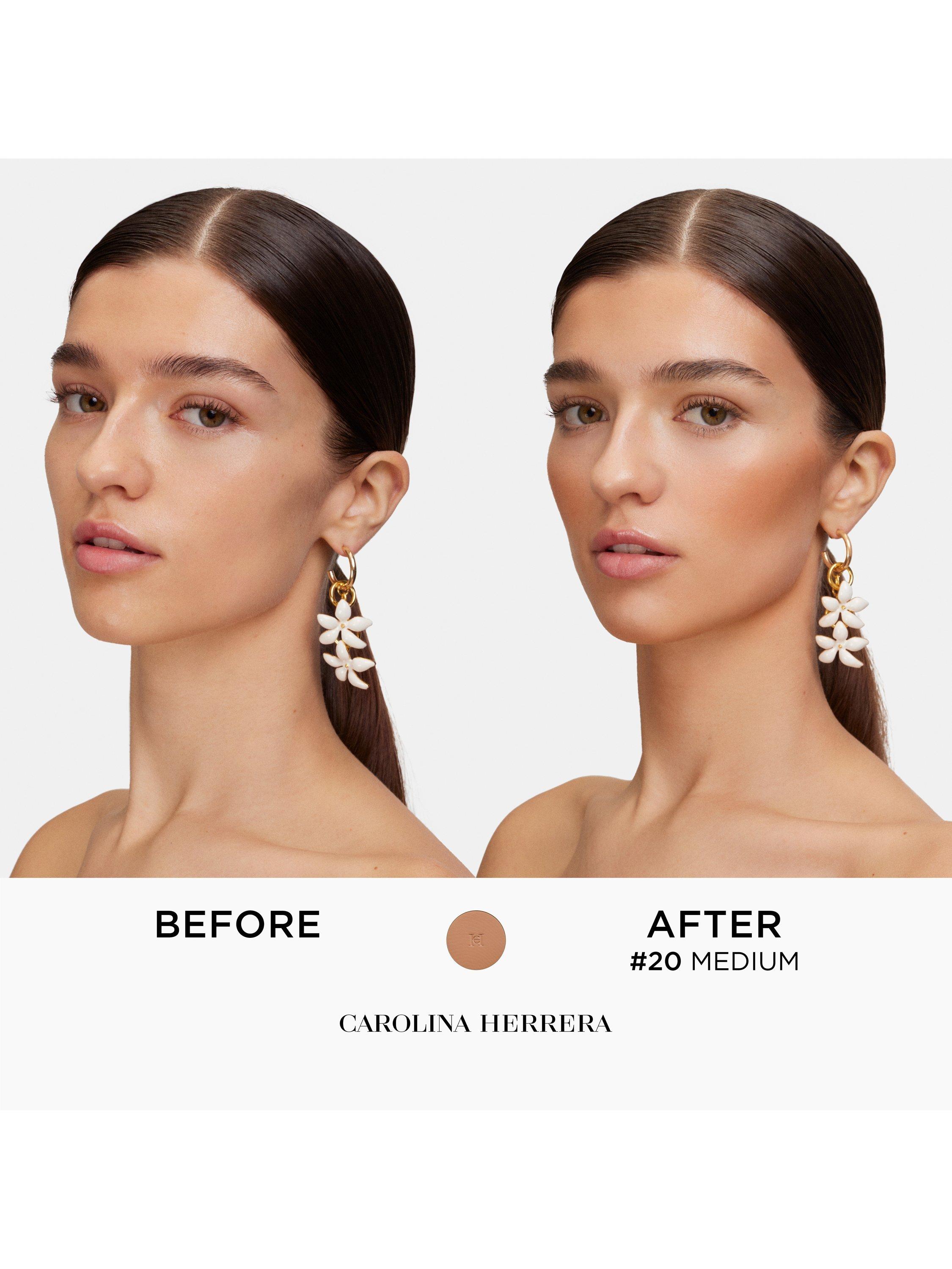 Product image 2 of 7, which shows Carolina Herrera Nude Couture Matte Bronzer, 20 Medium