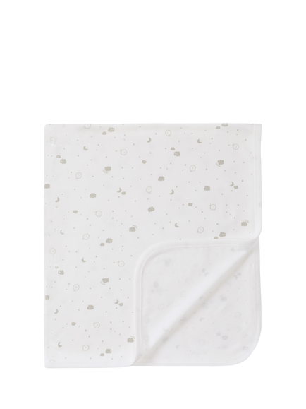 MORI Baby Cotton Blend Mascot Blanket, Mori Print, Mori Print