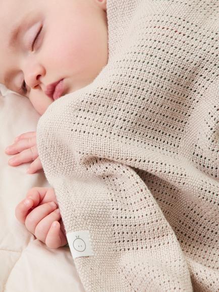 MORI Baby Cotton Blend Cellular Blanket, Pack of 2 - view 2, Rose/Biscuit