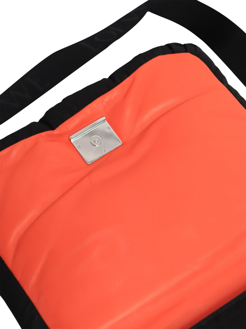 Product image 7 of 8, which shows Pre-loved LOEWE Goya Puffer Crossbody Bag, Black