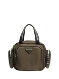 Pre-loved Prada Tessuto Nylon Cargo Bag, Khaki