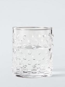 John Lewis Bubble Glass Tumbler, 405ml, Clear - view 2, Clear