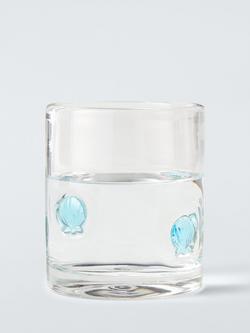 John Lewis Shell Icon Glass Tumbler, 375ml, Clear - view 2, Multi