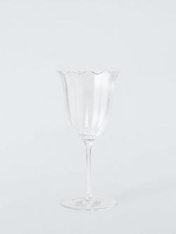 John Lewis Tulip Wine Glass, Set of 2, 100ml, Clear - view 2, Clear