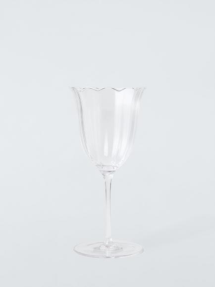 John Lewis Tulip Wine Glass, Set of 2, 100ml, Clear - view 2, Clear