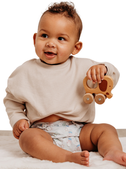 Modern Cloth Nappies Reusable Nappy, George Sage Green, One Size - view 2, George Sage Green