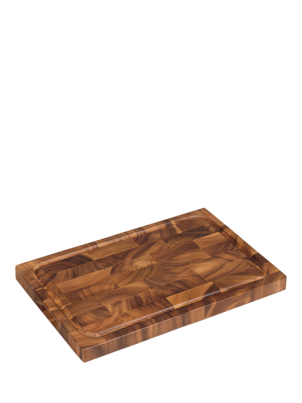 Tala Rectangular Acacia Wood Chopping Board with Juice Grooves, 42cm, Acacia