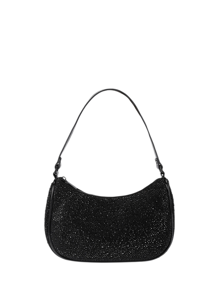 Miss KG Beau Embellished Shoulder Bag, Black, Black