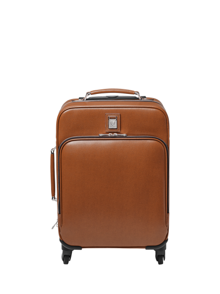 Aspinal of London Connaught Saffiano Cabin Case, Tan