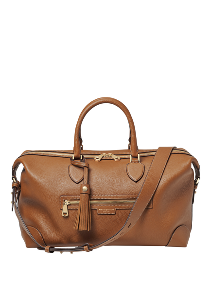 Aspinal of London The Hudson Pebble Leather Bag, Tan, Tan