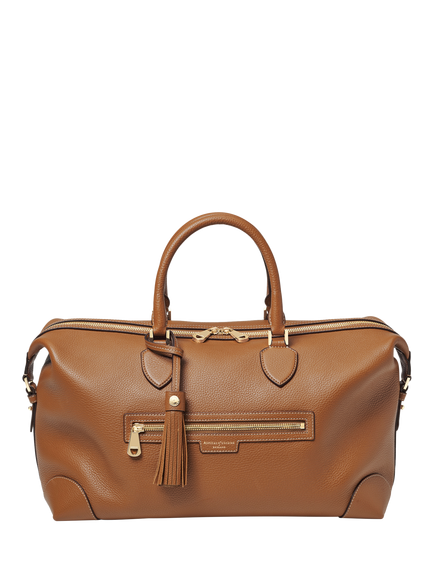 Aspinal of London The Hudson Pebble Leather Bag, Tan - view 2, Tan