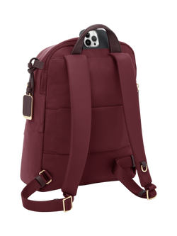 TUMI Halsey Backpack, Wine - view 2, Wine