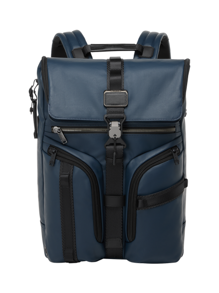 TUMI Surveillance Backpack, Navy Coated Canvas, Navy Coated Canvas