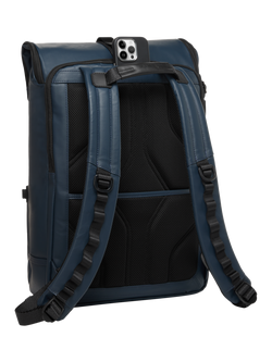 TUMI Surveillance Backpack, Navy Coated Canvas - view 2, Navy Coated Canvas