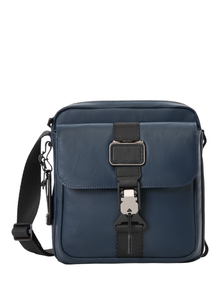 TUMI Junior Crossbody Bag, Navy Coated Canvas, Navy Coated Canvas