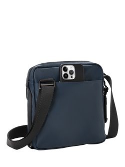 TUMI Junior Crossbody Bag, Navy Coated Canvas - view 2, Navy Coated Canvas