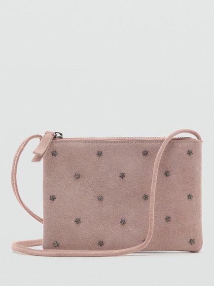 Mango Star Studs Crossbody Bag, Lt-pastel Pink, Lt-pastel Pink