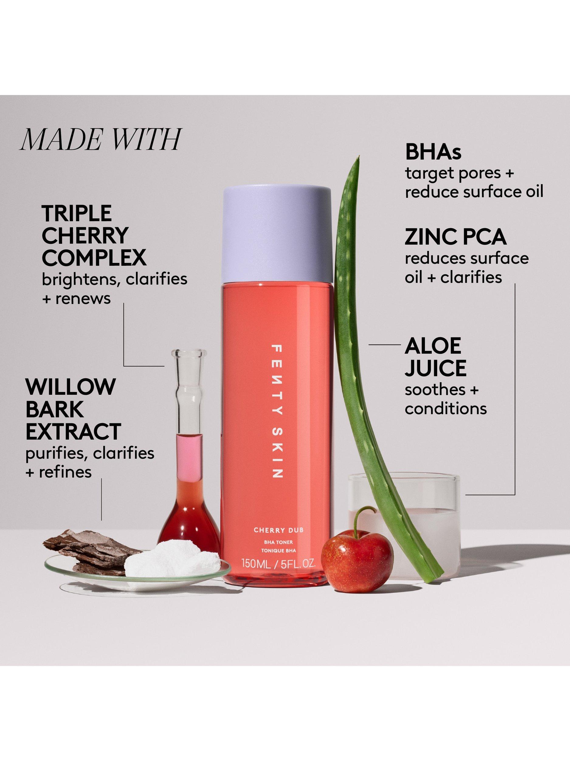 Product image 3 of 6, which shows Fenty Skin Cherry Dub BHA Toner, 150ml
