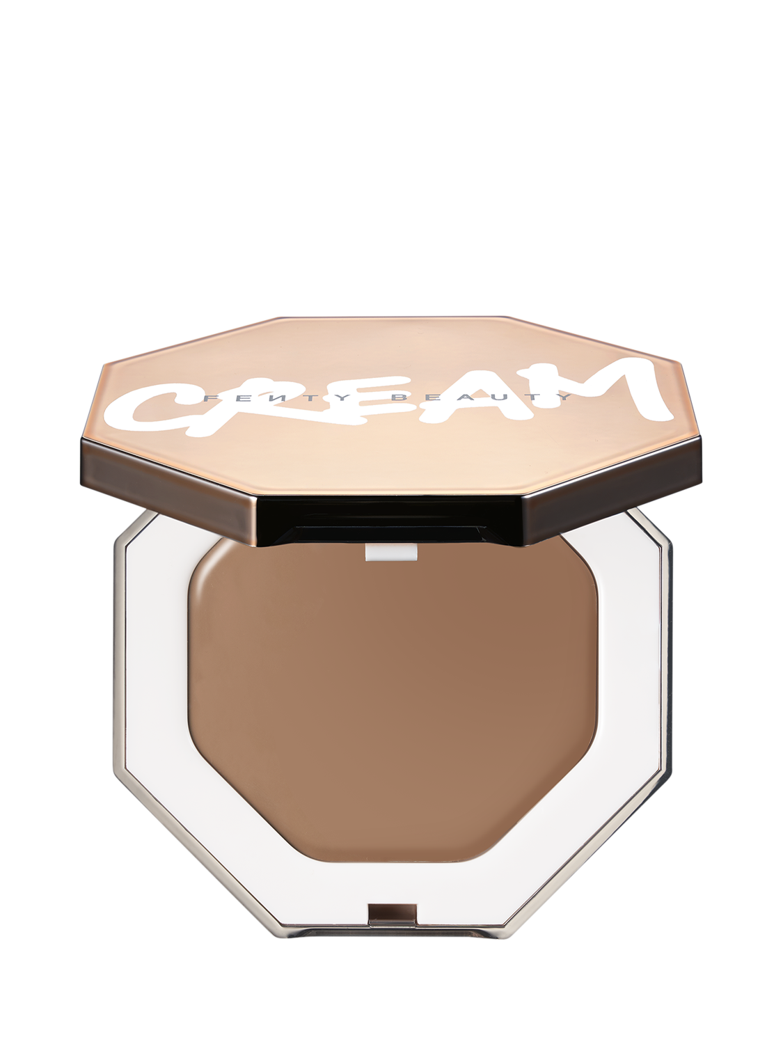 Product image 1 of 4, which shows Fenty Beauty Cheeks Out Freestyle Cream Bronzer, Butta Biscuit