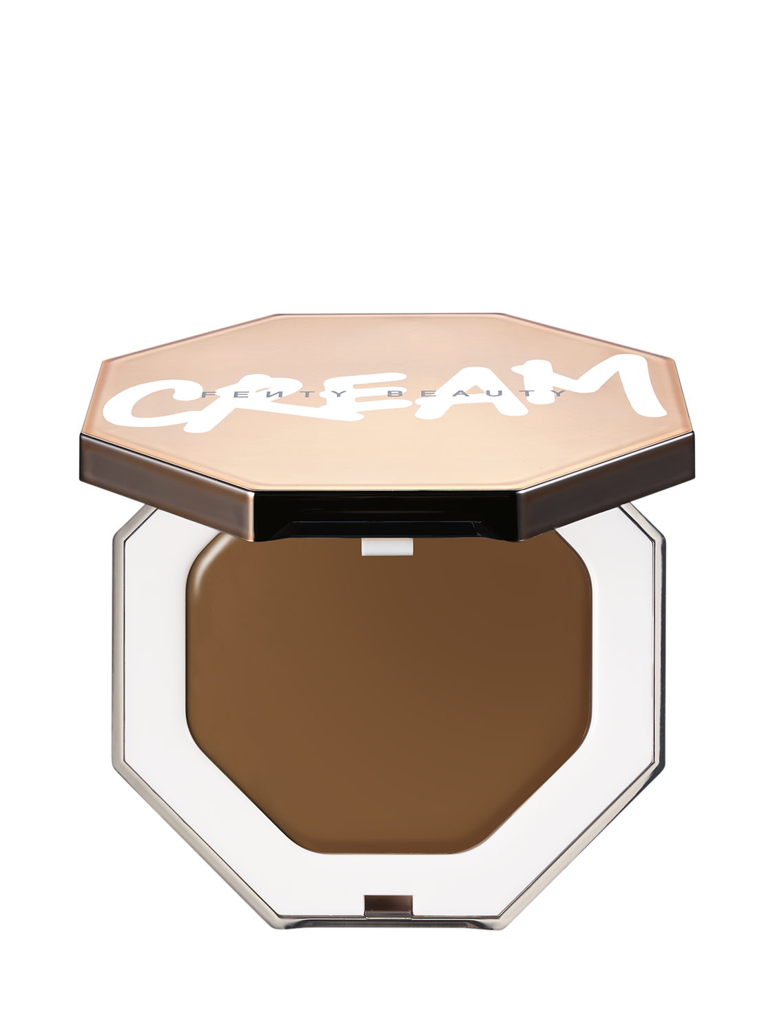 Product image 1 of 4, which shows Fenty Beauty Cheeks Out Freestyle Cream Bronzer, Teddy
