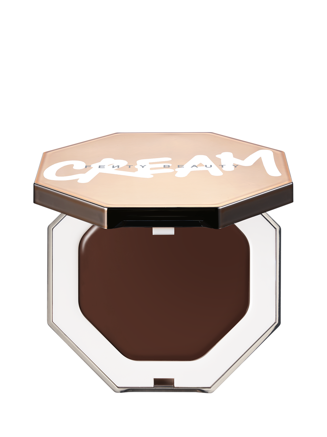 Product image 1 of 4, which shows Fenty Beauty Cheeks Out Freestyle Cream Bronzer, Toffee Tease