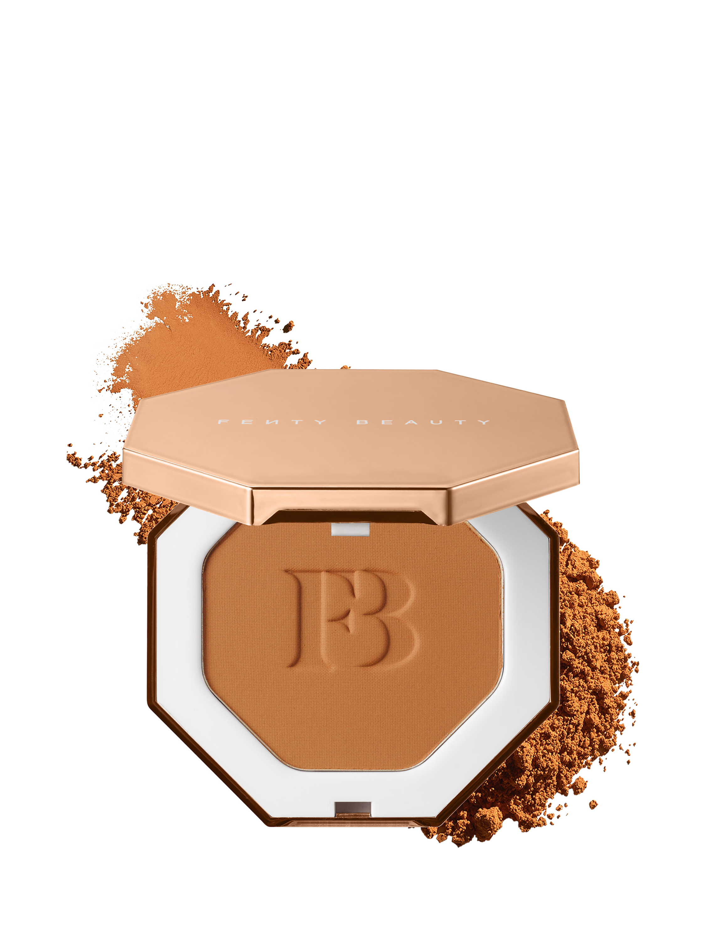 Product image 1 of 6, which shows Fenty Beauty Sun Stalk'r Instant Warmth Bronzer, Bajan Gyal