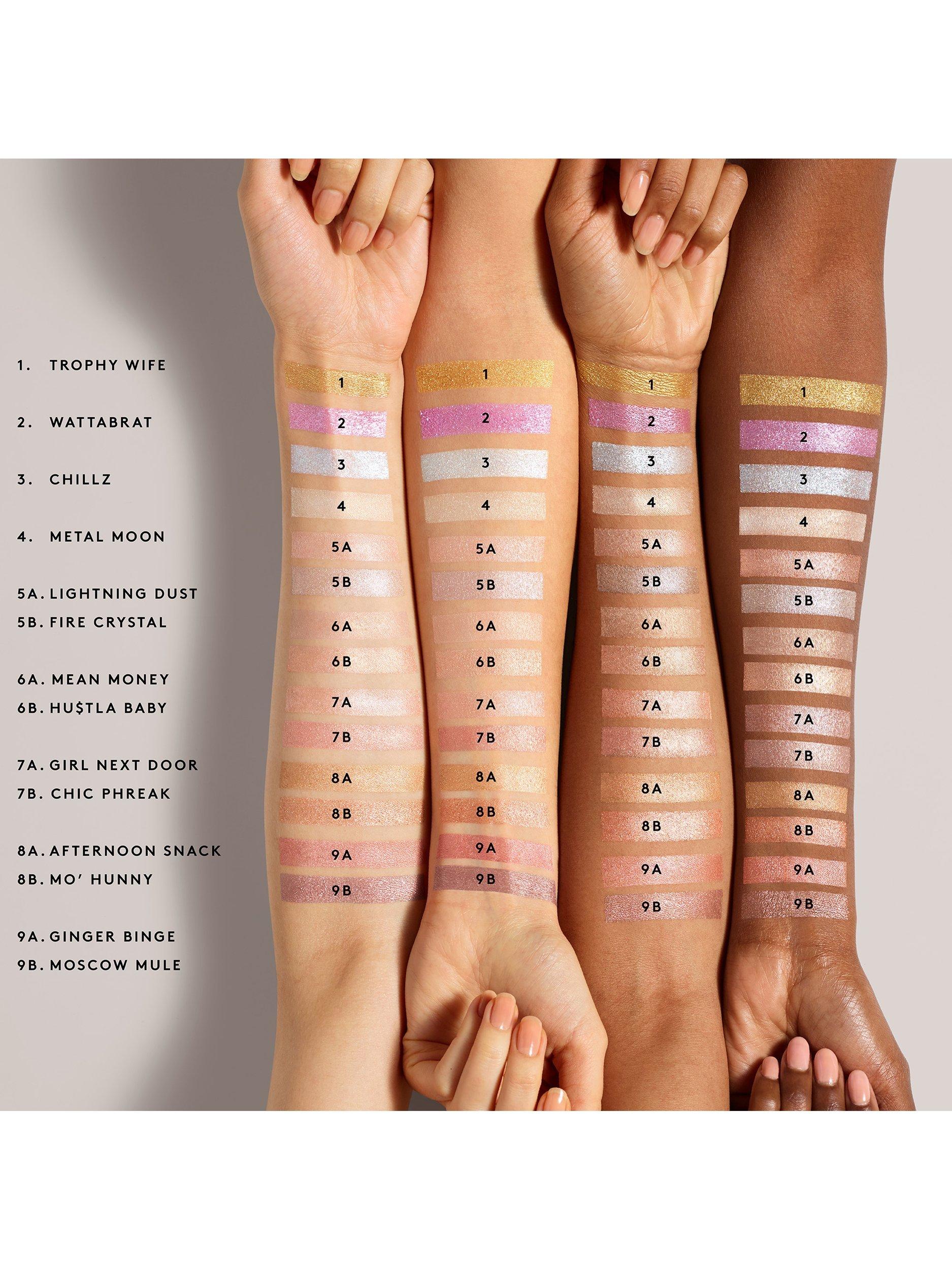 Product image 6 of 7, which shows Fenty Beauty Killawatt Freestyle Highlighter, Lightning Dust/Fire Crystal