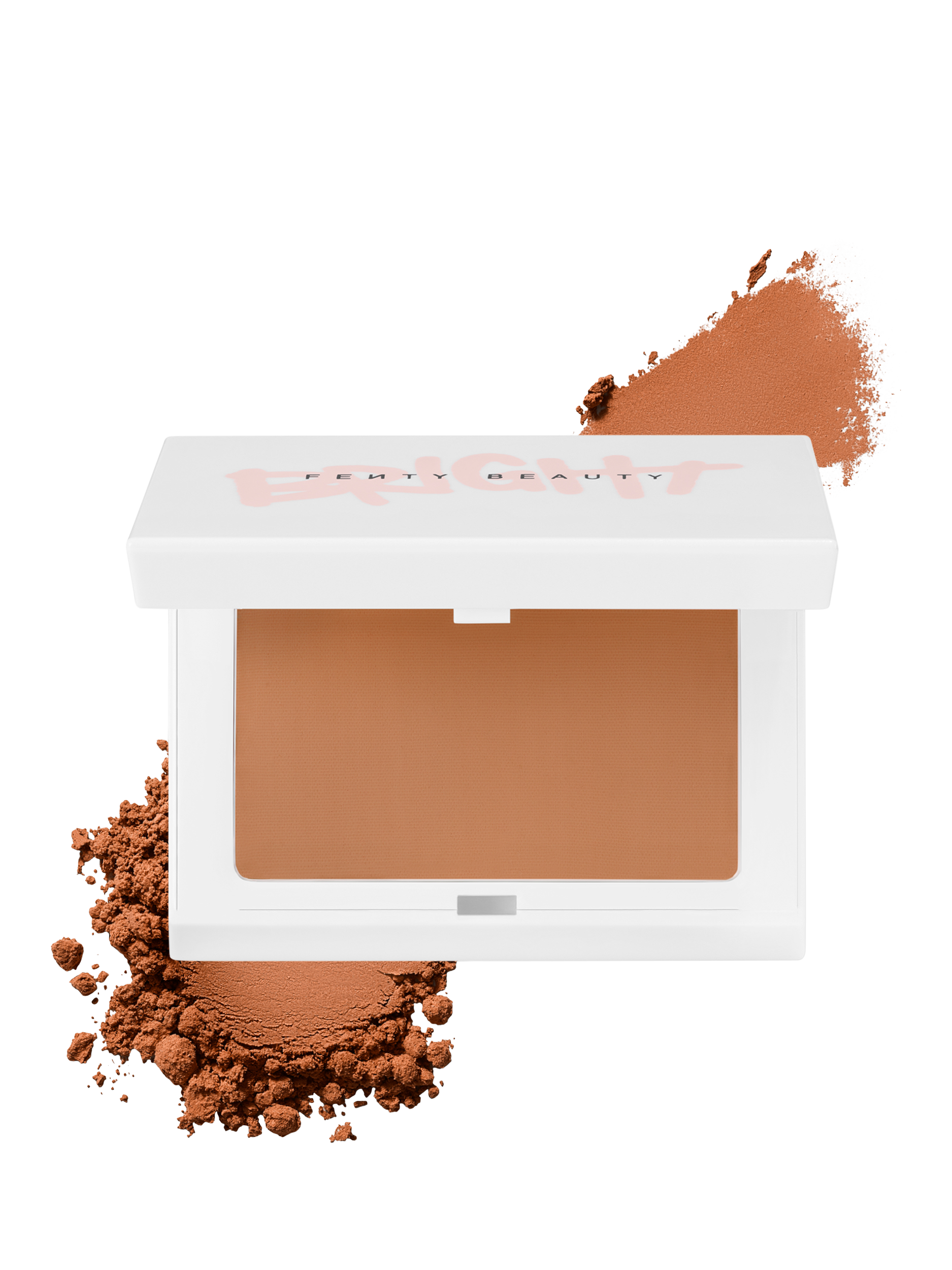 Product image 1 of 10, which shows Fenty Beauty Bright Fix Instant Brightening & Blurring Powder, Cinnamon
