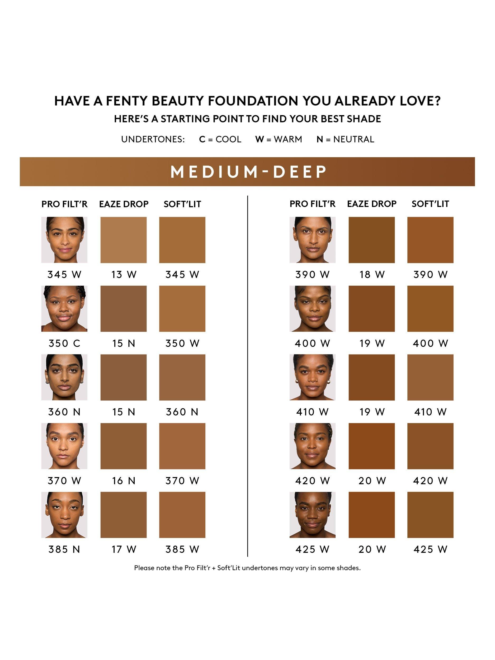 Fenty Beauty Pro Filt'r Soft Matte Longwear Foundation, 385