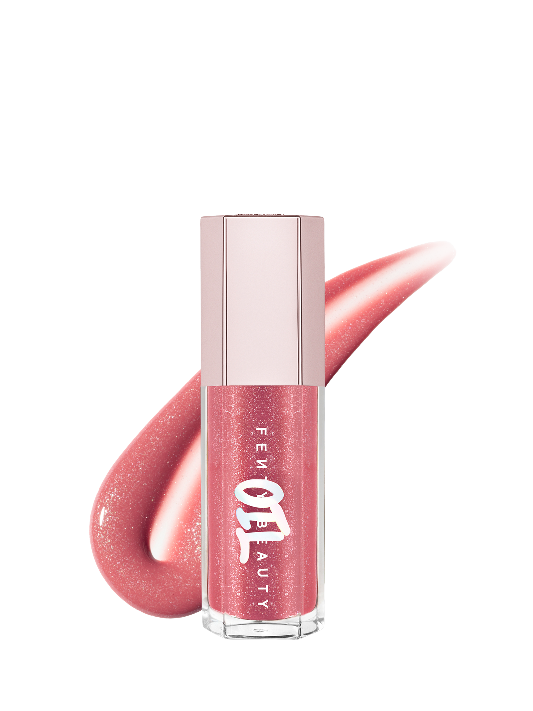 Product image 1 of 2, which shows Fenty Beauty Gloss Bomb Oil, Fu$$y