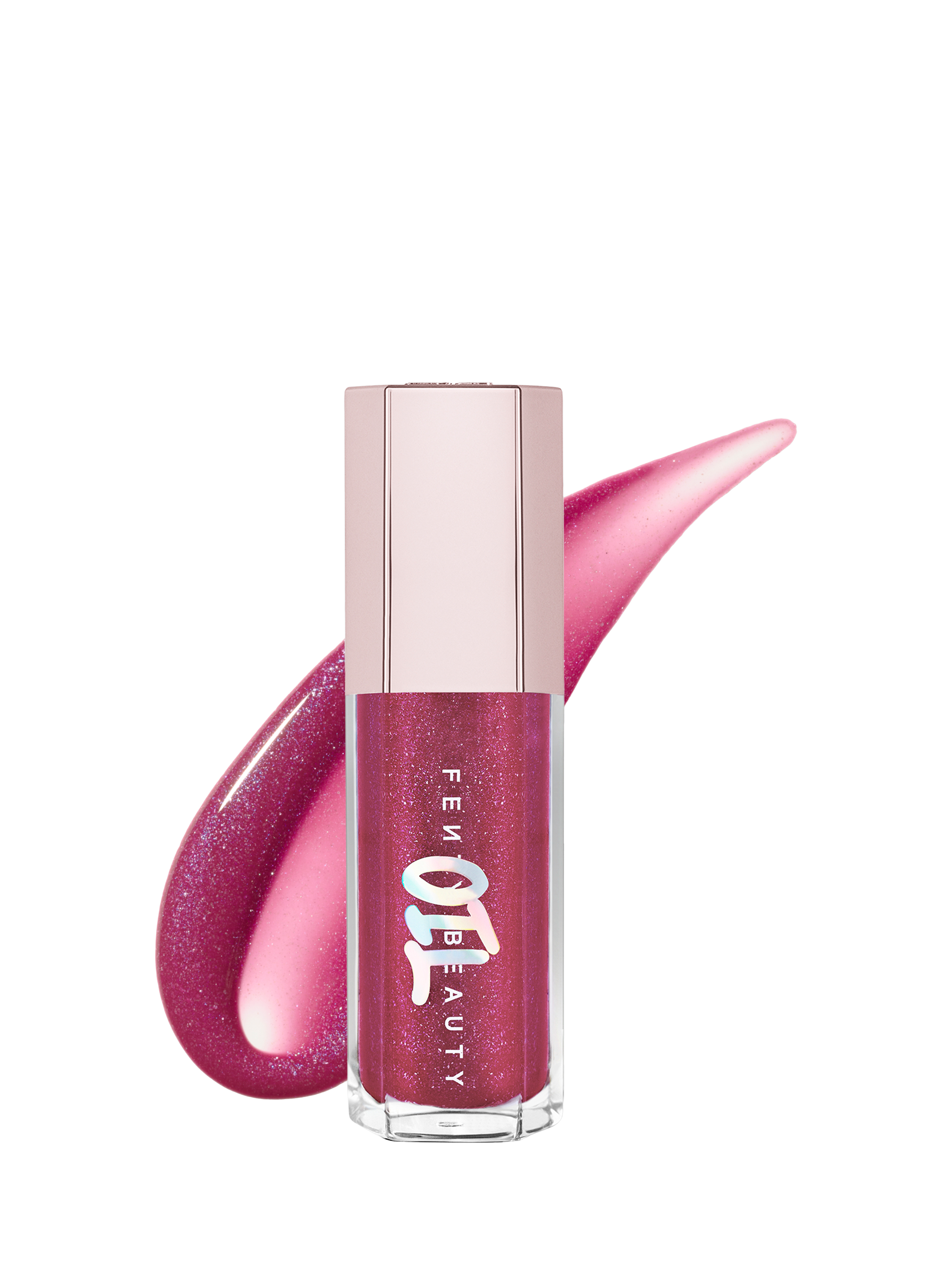 Product image 1 of 2, which shows Fenty Beauty Gloss Bomb Oil, Raspberry Jamz