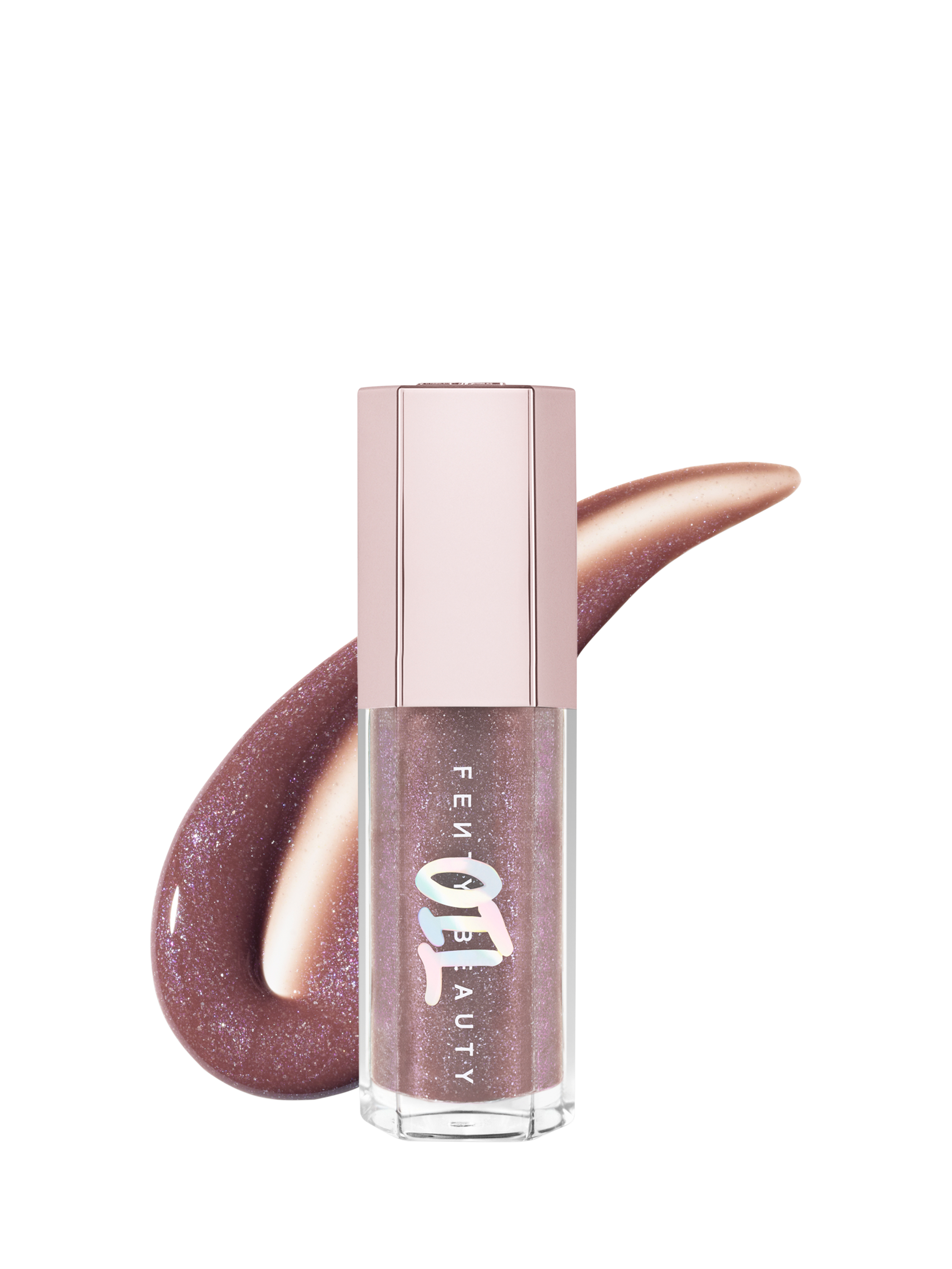 Product image 1 of 2, which shows Fenty Beauty Gloss Bomb Oil, Rose Amber