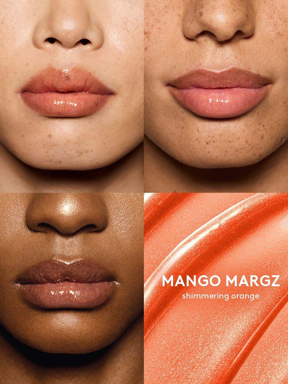 Product image 3 of 7, which shows Fenty Beauty Gloss Bomb Universal Lip Luminiser, Mango Margz