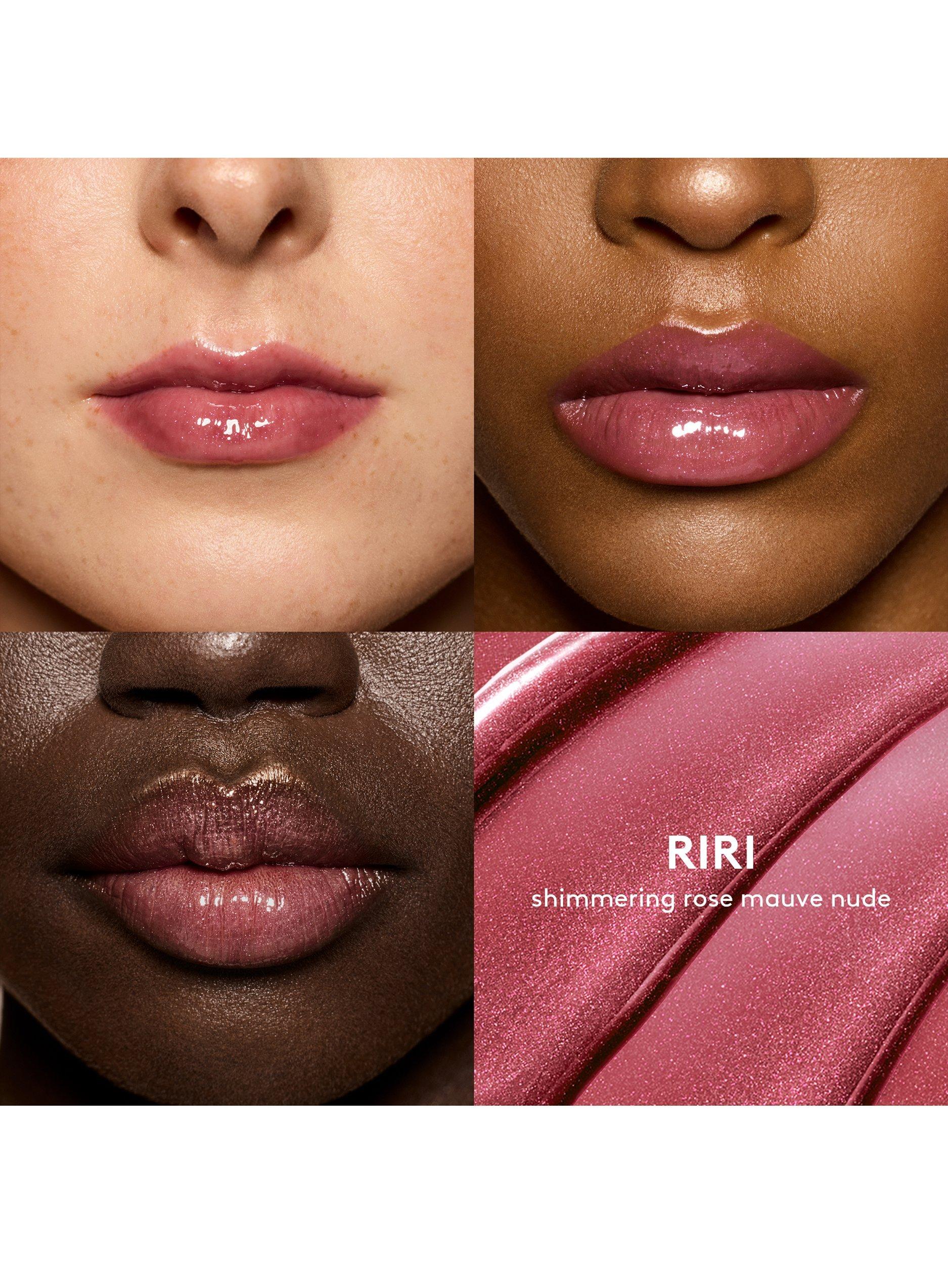 Product image 2 of 8, which shows Fenty Beauty Gloss Bomb Universal Lip Luminiser, Riri